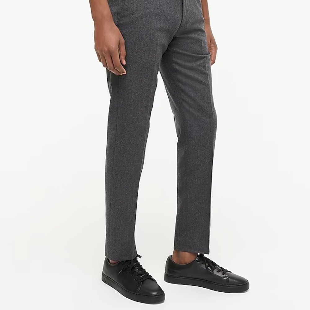 J. Crew Ludlow Slim-fit unstructured suit pant in English wool-cotton twill